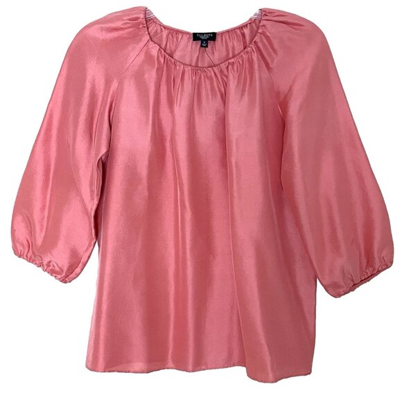 Talbots Silk Blouse Top Size Petite NWT Old Money Quiet Luxury Romantic - Picture 1 of 7